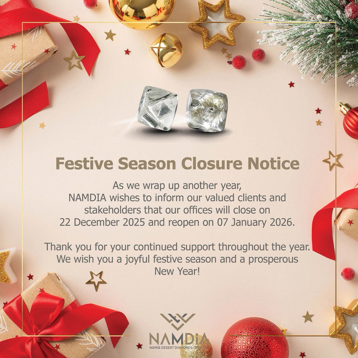 Namib Desert Diamonds tweet media