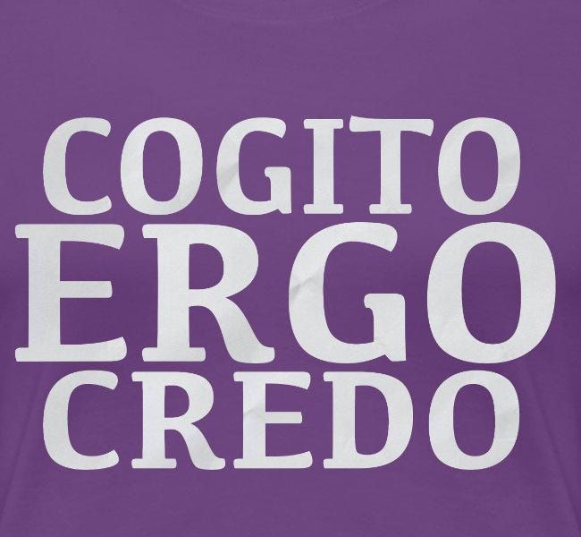 jrmiller777's tweet image. Tertullian said, “I believe because it is absurd.”
Aquinas said, “I think therefore I believe.”
Between absurdity and intellect—faith stands tall.
What do you believe first: your mind or your Maker?
#Apologetics #ThinkChristian
👉 buff.ly/Lp9RZ8i