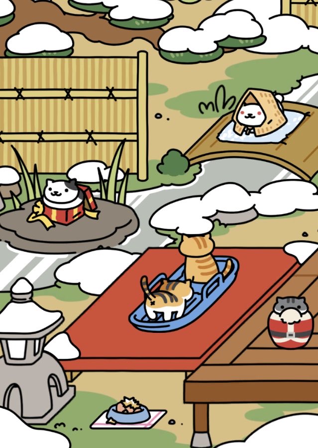 初雪が降ったら、ゆきねこさんが来てくれてました⛄️
#ねこあつめ2
#ゆきねこさん
#初雪