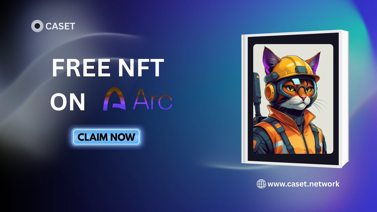 Mint Free NFT On Arc Testnet ✨

🌸Free Mint: caset.network/archicat

ARCHICAT On Caset 

RT+Like  &amp; win 200$ USDC 🩷