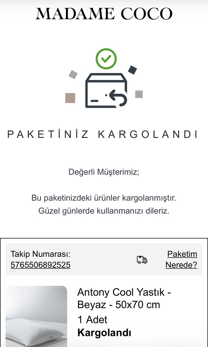 FarukKyak's tweet photo. @MadameCocoTR @araskargo ile çalışmayı bırakın diğerlerinin saatler içinde teslim ettiğini günler içinde teslim edemiyor. Gereksiz bir kargo firması acilen değiştirin. https://t.co/PtVFcnB1aC