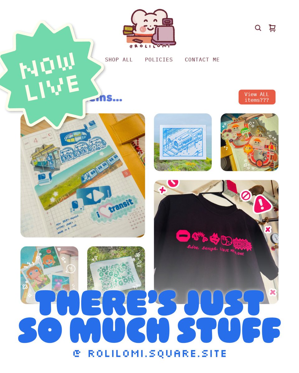 THERE'S JUST SO MUCH STUFF @ rolilomi.square.site