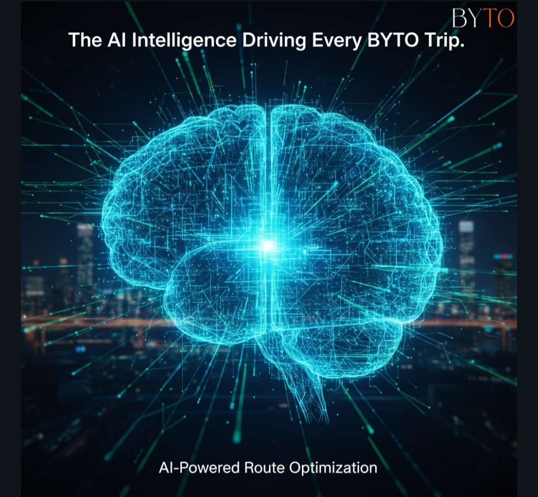 byto_official's tweet image. AI That Powers Every BYTO Trip

At BYTO, intelligence drives efficiency. Our AI-powered logistics platform ensures faster deliveries, accurate ETAs, fair pricing, and smarter routes—for both businesses and drivers.

#BYTO  #SmartLogistics #IntraCity #jaipurstartup #DigitalIndia