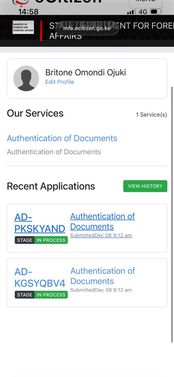 omondiBriton's tweet photo. @MinistryKe I uploaded documents on ecitizen for your authentication two weeks ago and there’s is no response. Kindly assist. https://t.co/VEAFVDOida