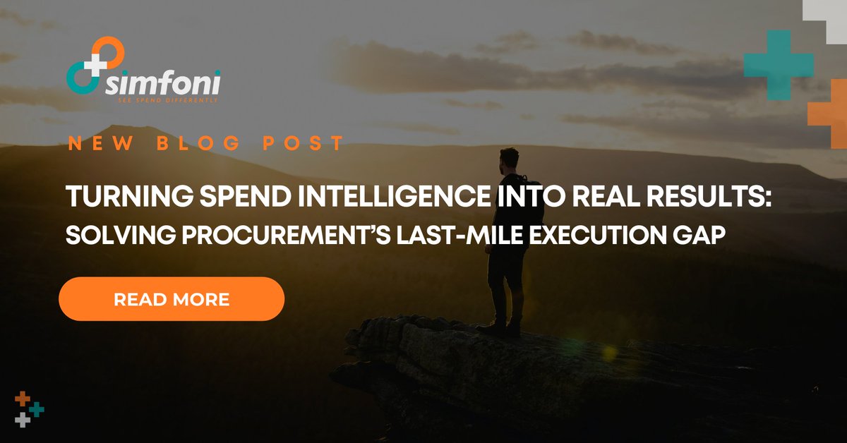 simfoniapps's tweet photo. Turning Spend Intelligence into Real Results: Solving Procurement’s Last-Mile Execution Gap. Read more:
https://t.co/Oh4OdIRnPq

#ProcurementStrategy #SpendManagement #ExecutionExcellence #ProcurementTransformation #ValueRealization #Simfoni https://t.co/BU5xgBWuHm