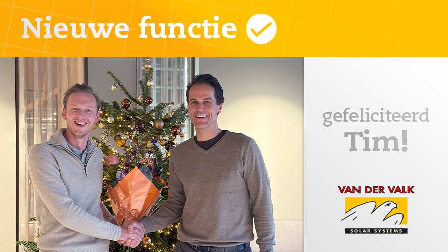 Een nieuwe functie!
 
Tim is na bijna 2,5 jaar werkzaam te zijn geweest als Account Manager New Business binnen ons bedrijf doorgegroeid naar Senior Account Manager New Business.
Van harte gefeliciteerd Tim en heel veel succes in je nieuwe functie!
 
#ValkSystemen