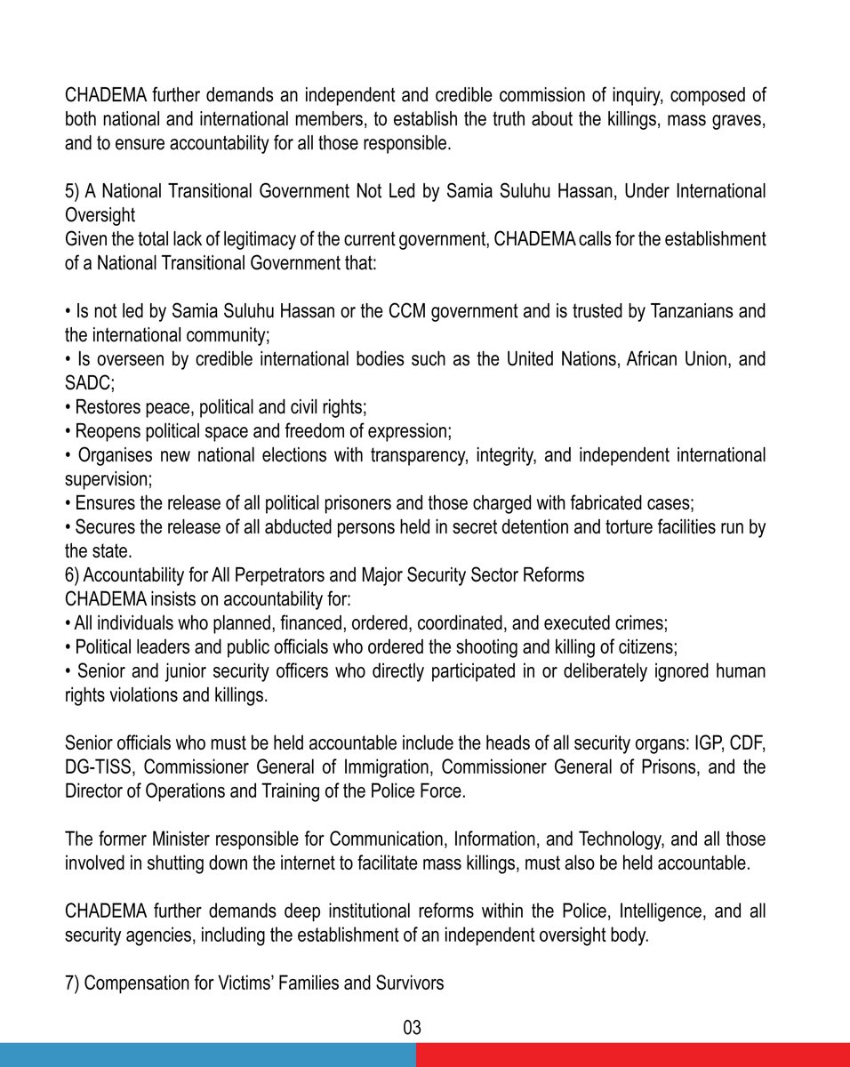 Chadema Tanzania tweet media