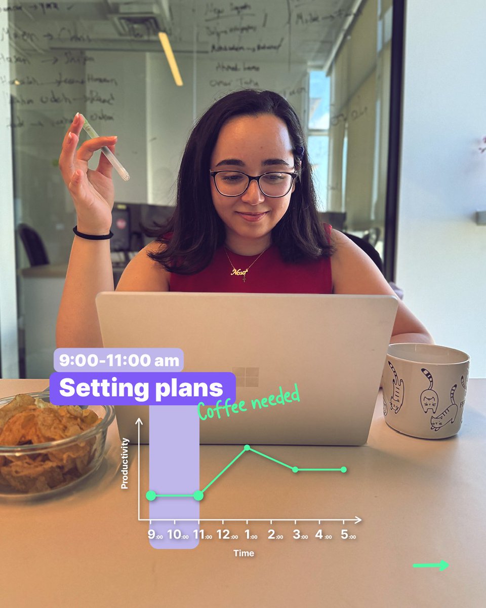 prezlabme's tweet photo. From planning, creative thinking, and collaborating (and snacking!), here’s a peek into her hectic day. https://t.co/jCmaKI4ml3