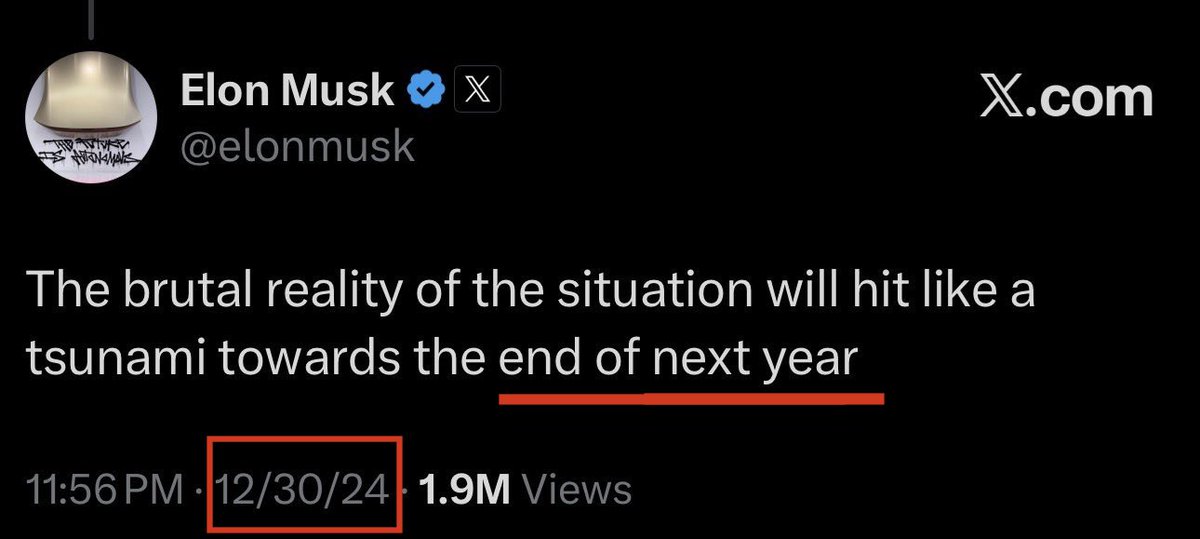 The Tesla Tsunami is here ⚡️

Elon’s prediction is correct!

$TSLA