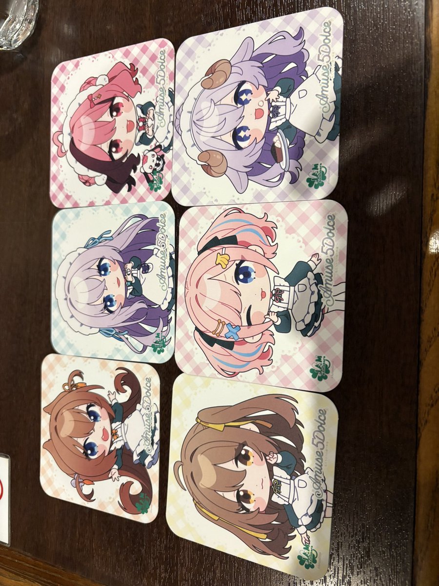 コラボカフェ行ってきた〜(ﾉ*°▽°)ﾉ 店内撮影禁止というとこで 注文