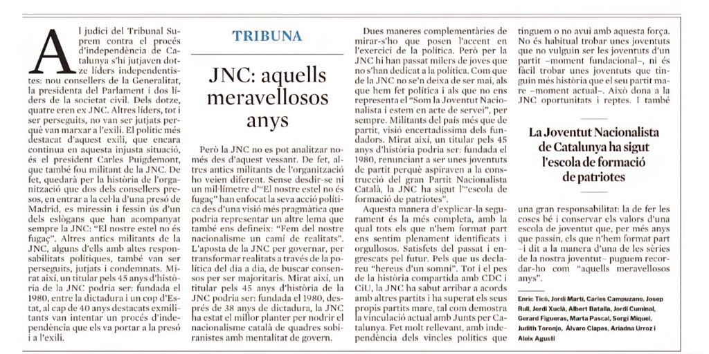Joventut Nacionalista de Catalunya tweet media