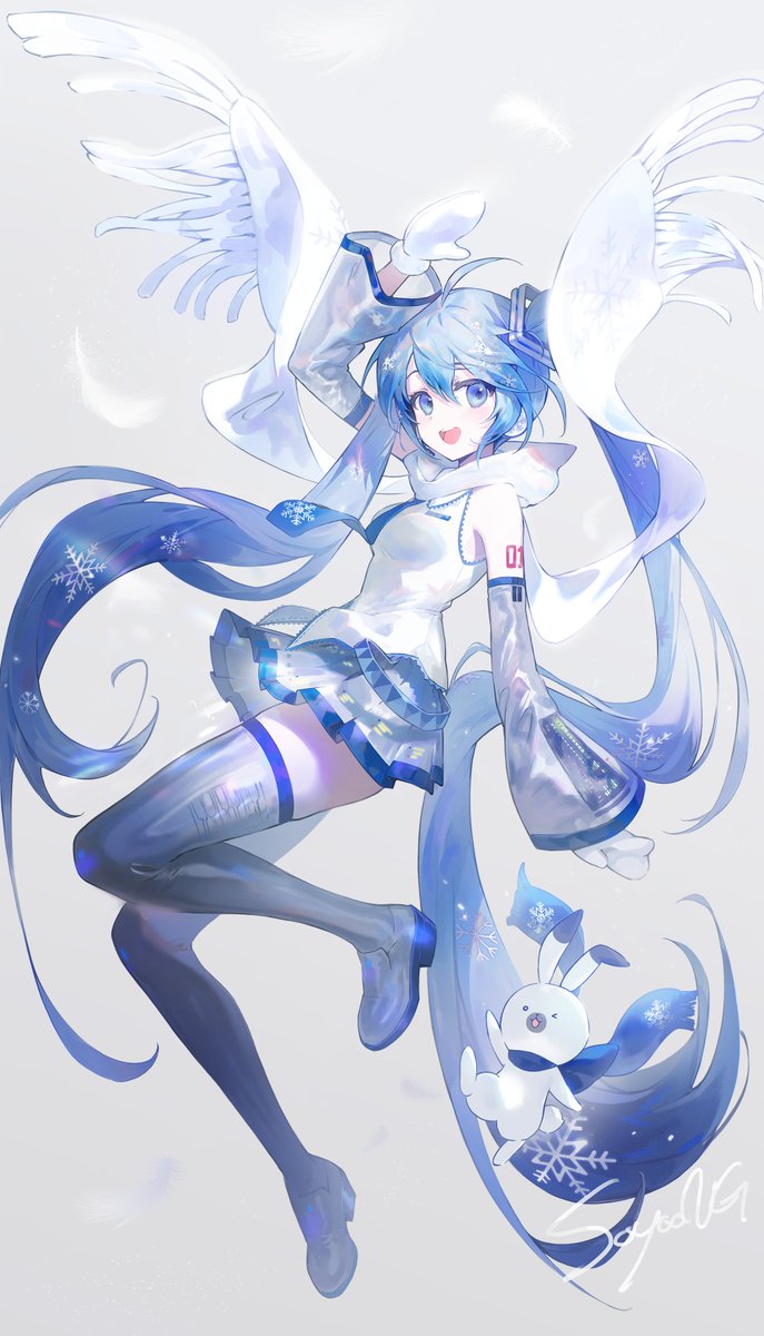 初音ミク 「2025年は初音ミクをたくさん描いた一年だった気がします」|소융 ソユン/SoyooNGのイラスト