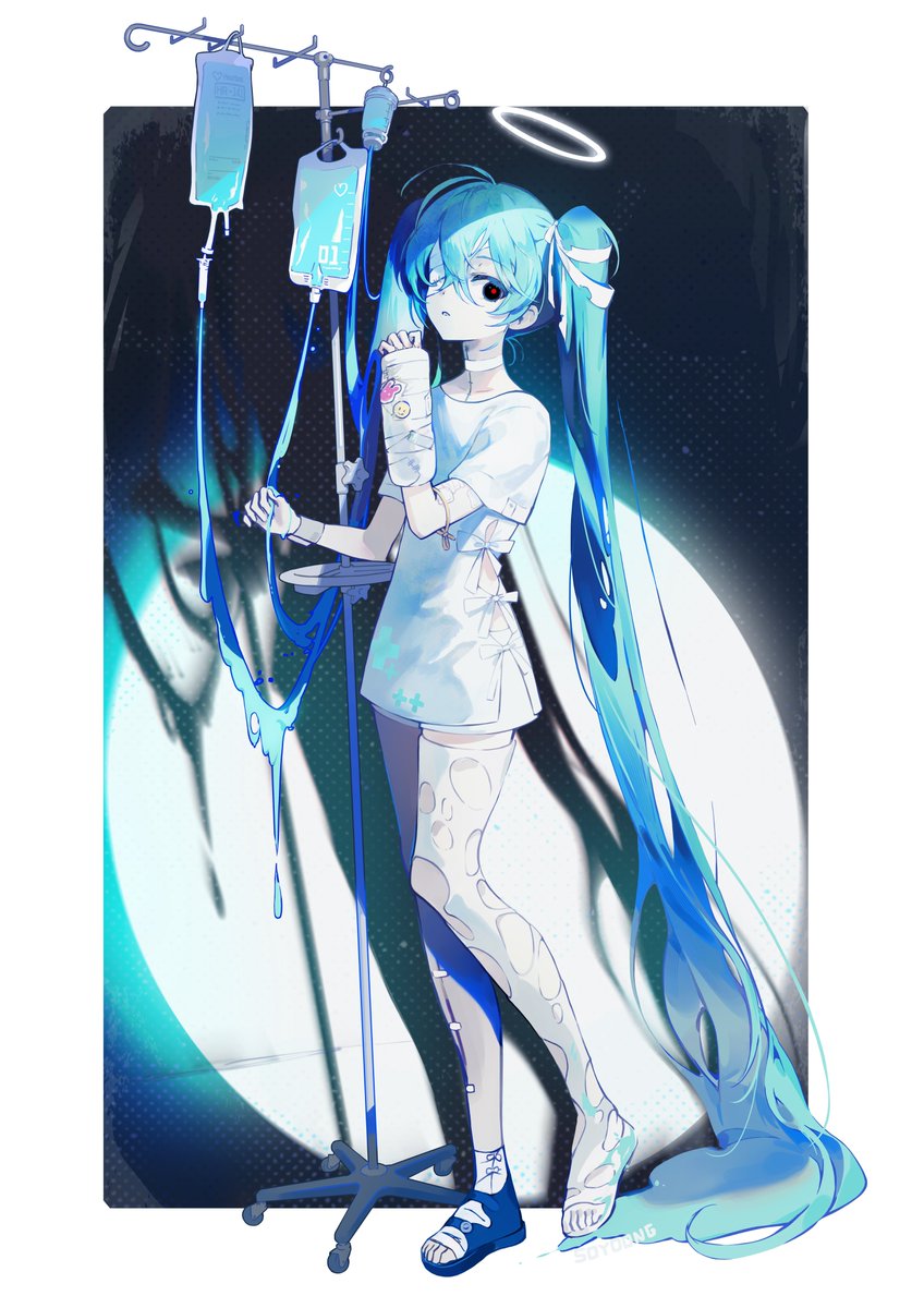 初音ミク 「2025年は初音ミクをたくさん描いた一年だった気がします」|소융 ソユン/SoyooNGのイラスト