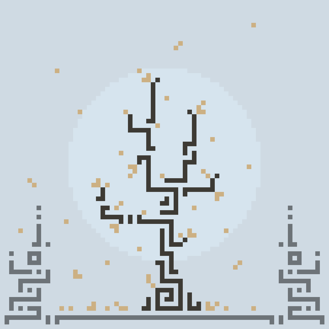 SyringaFlorens's tweet photo. #像素画 #ドット絵 #PixelArt

晨霧・殘葉 https://t.co/fkBicItcRb