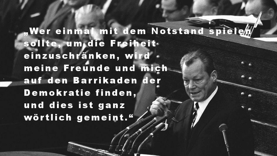 Als die SPD noch sozial und demokratisch war: