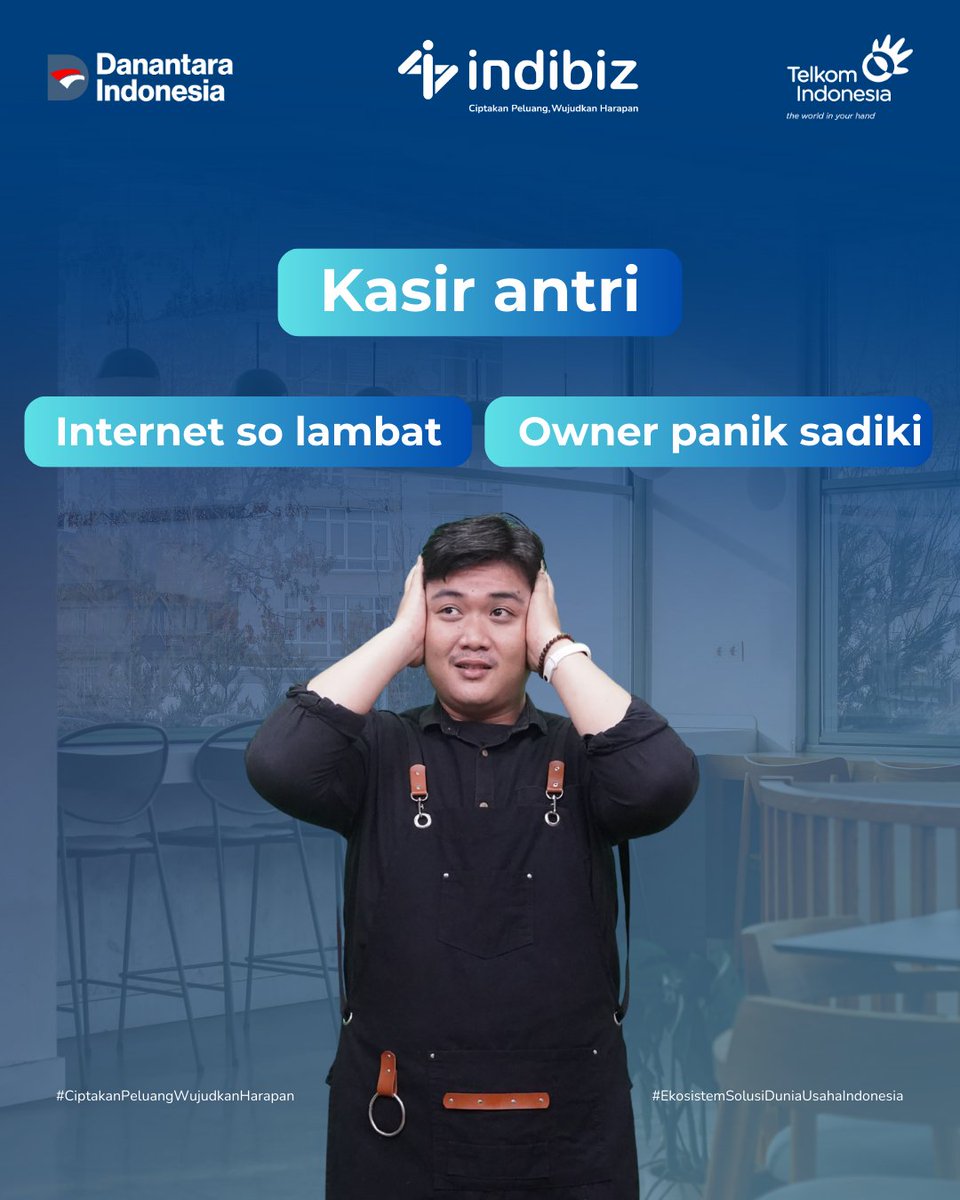 Indibiz_Sumalut's tweet photo. Ramai itu berkah. Mar sistem le musti siap.
#RukoLife #Indibiz #IndibizSumalut #IndibizManado #IndibizMaluku #IndibizMalukuUtara
#CiptakanPeluangWujudkanHarapan #EkosistemUsahaDuniaBisnisIndonesia
#BukaPeluangBaru #DigitalisasiBisnis #UKMNaikKelas #BUMDesGoDigital https://t.co/Etd0UhIdkv
