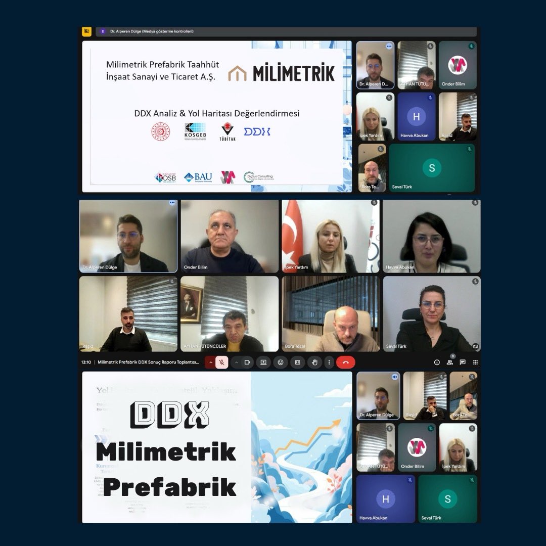OSBTeknokent's tweet photo. 💡 DDX Sürecinde Yeni Adım: Milimetrik Prefabrik Taahhüt İnşaat San. ve Tic. A.Ş. DDX Analiz &amp; Yol Haritası Değerlendirmesi

#DDX #DijitalDönüşüm #DijitalOlgunlukAnalizi #KOSGEB #TÜBİTAK #SanayideDijitalleşme #YolHaritası #MilimetrikPrefabrik #HKÜ #OSBGaziantep #OSBTeknokent https://t.co/sZrm4iBX61
