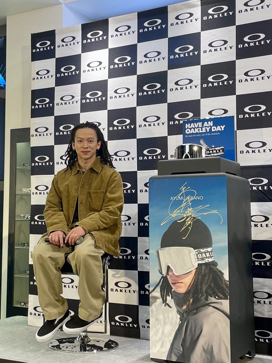 平野歩夢シグネチャーゴーグル ローンチイベント 12/15トークショー