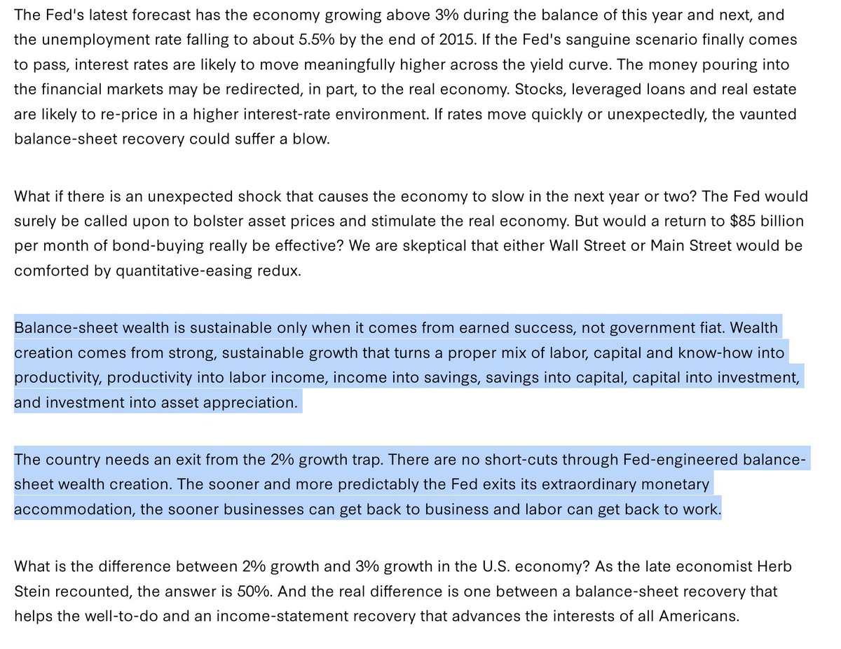 dpak_1024's tweet image. "Balance-sheet wealth is sustainable only when it comes from earned success, not government fiat. Wealth creation comes from strong, sustainable growth that turns a proper mix of labor, capital and know-how into productivity, productivity into labor income, income into savings,…