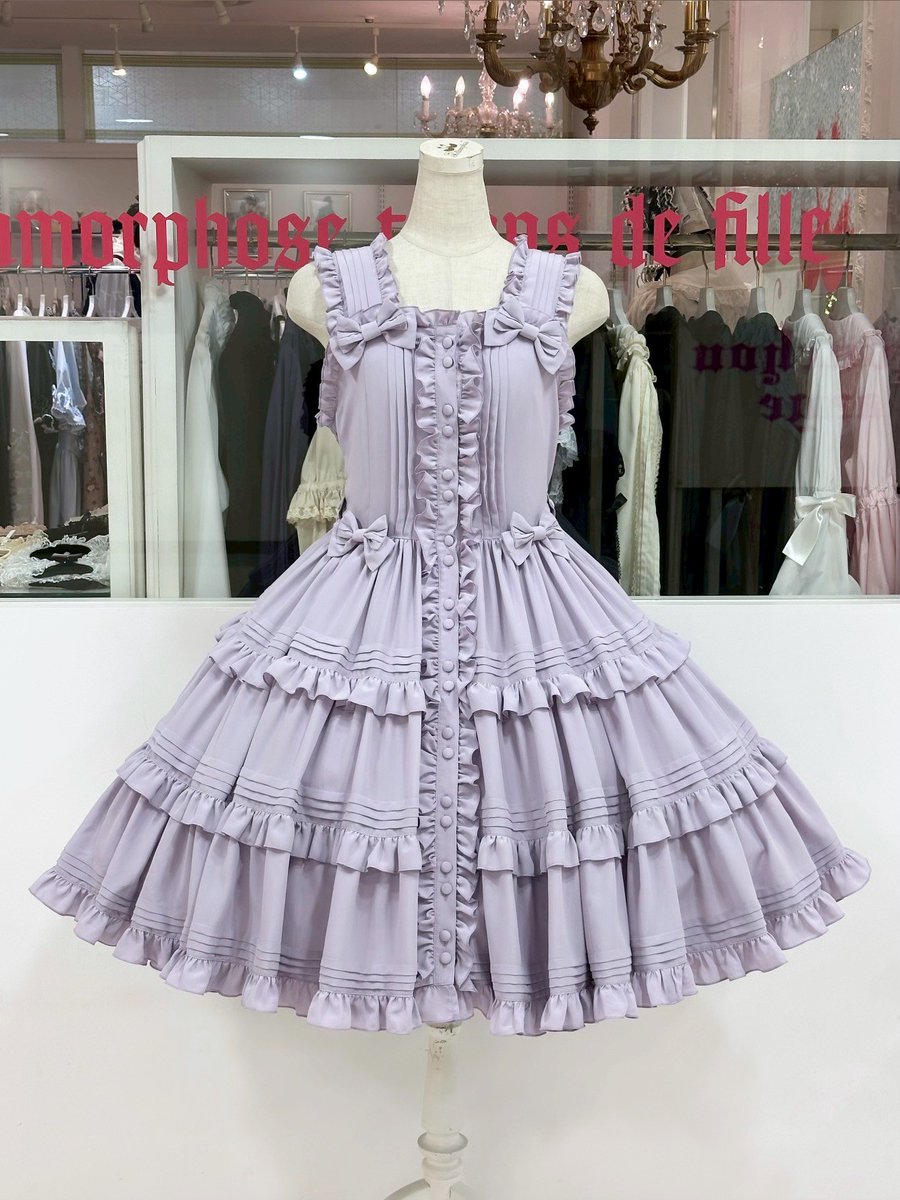 🎄オススメ紹介🎄 ◇ピンタックティアードJSK 《通常サイズ》￥39,380