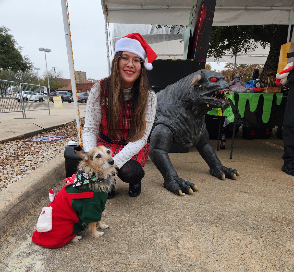 Ghostbuster Santa was really cool 😎👻