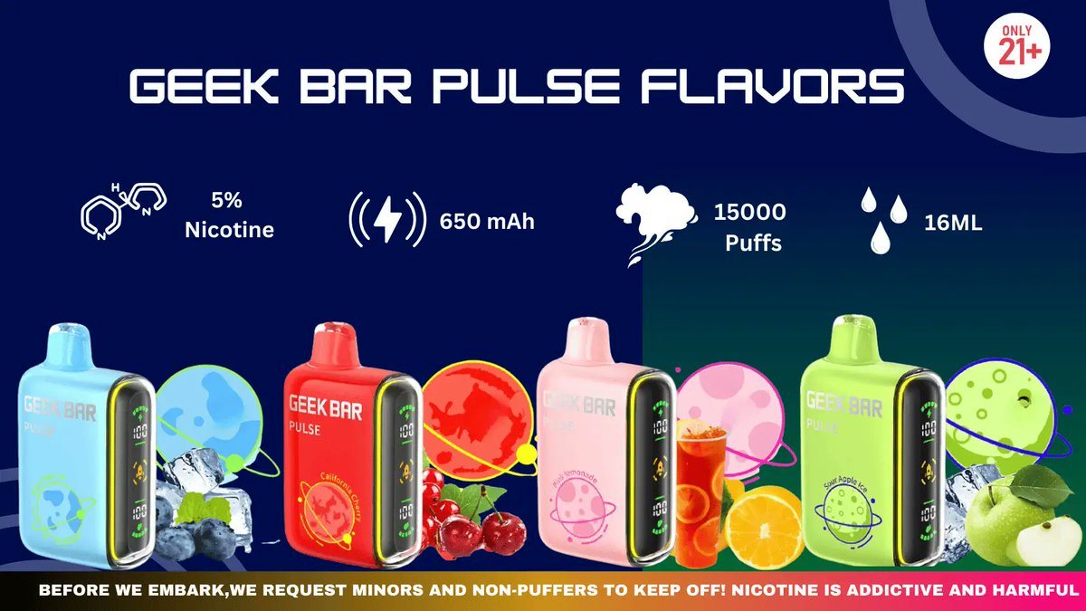 twelvetribesusa's tweet image. Ever wondered what makes Geek Bar Pulse different? ⚡ Dive into the science behind its dual-core power, boosted airflow, and next-level flavor performance. A smarter way to vape—explained simply.
 vaporboss.com/blogs/vaping/t…
#GeekBarPulse 
#PulseMode 
#VapeScience 
#DisposableVape