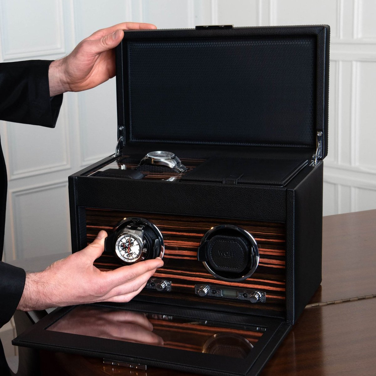 ShopTravisdavid's tweet image. Starting your watch collection—or a seasoned collector? ⌚
WOLF watch winders from single to 16-piece cabinets keep your timepieces ready.
30% OFF w/ code TREATYOURSELF ➜ travisdavid.com
#wolf1834 #Watches #LuxuryTimepieces #Travisdavid