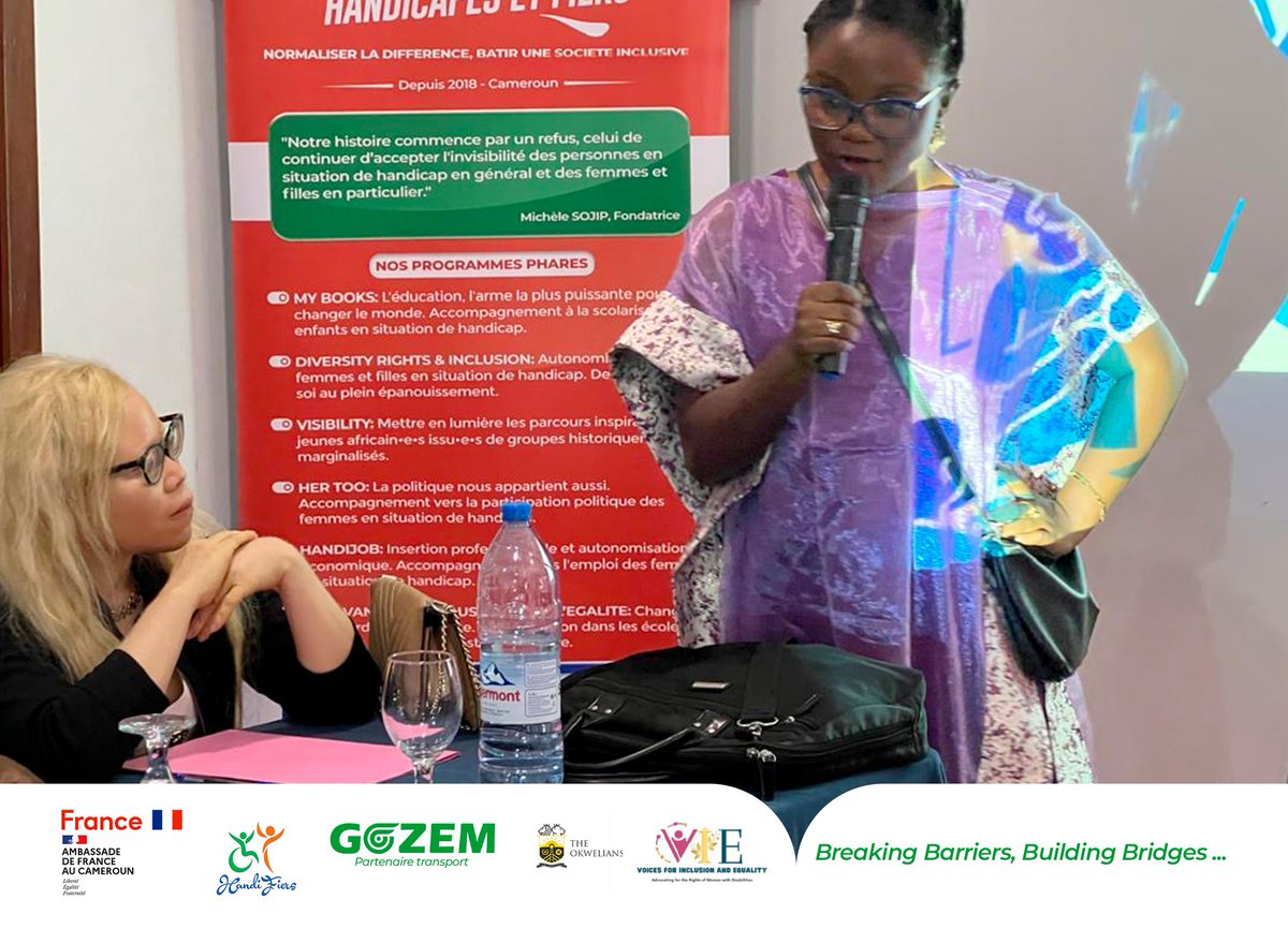 ✨ 2 décembre : une journée transformatrice !

10 femmes en situation de #handicap
5 sessions de formation en ligne clôturées par une rencontre 
1 conviction : leur place dans l'arène politique de 2026 🗳️

L'avenir s'écrit, et il sera inclusif ! #HerToo

Merci <a href="/FRauCameroun/">France au Cameroun 🇫🇷🇪🇺</a> 🇫🇷🇨🇲