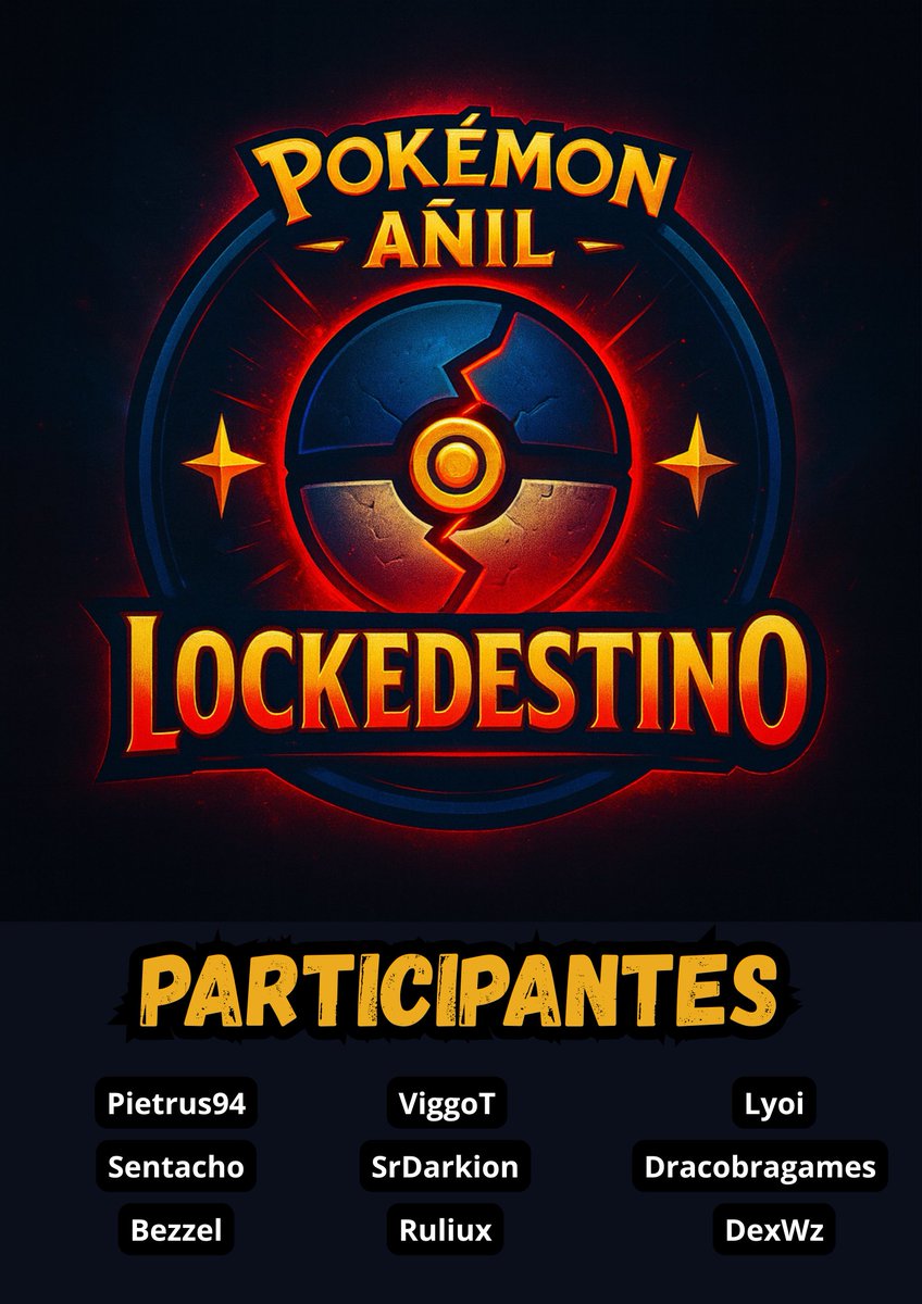 Aqui tenéis la lista de PARTICIPANTES del LOCKEDESTINO!!
Empieza hoy a las 15h!! Aun estais a tiempo de poder participar durante el día de hoy!!
<a href="/ViggoT_/">ViggoT</a> <a href="/drakobragames99/">paul</a> <a href="/sentacho17/">Sentacho</a> <a href="/EloiVergesVidal/">Eloi Vergés Vidal / Lyoi</a> <a href="/Bezzel_Vt/">BezzelV</a>  <a href="/Ruliux_/">PokeRuli</a>  <a href="/SrDarkion/">SrDarkion</a> <a href="/DexW/">DexW</a>
