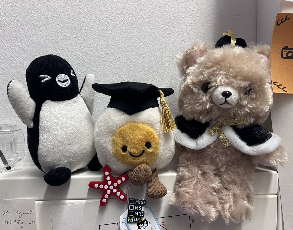 久しぶりです。
博士論文審査、無事に合格しました🎓 最高評価のSumma cum laudeをいただけて本当に嬉しい🐧
準備期間中にSuicaペンギンが卒業するニュースを知って、悲しみより驚きが大きかった…今あるものは当たり前じゃないんだね。これからはもっと大切に過ごしていきたい