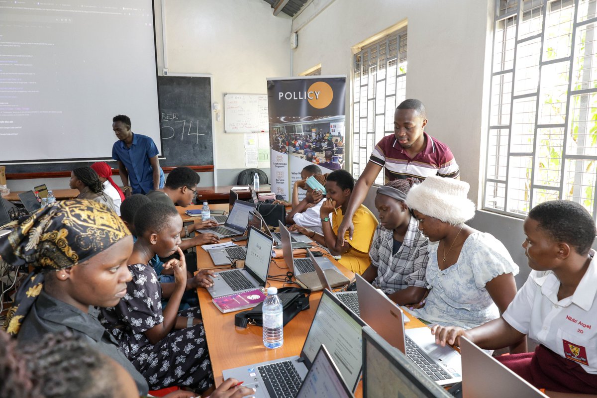 PollicyOrg's tweet photo. We recently wrapped up Cohort 1 of #DataLadies a 3-day training empowering 15 young women (16–19) with skills in data literacy, online safety, programming & machine learning.
Through hands-on learning, research & mentorship, we’re advancing gender equity in data & tech.
#GirlsInSTEM #Data