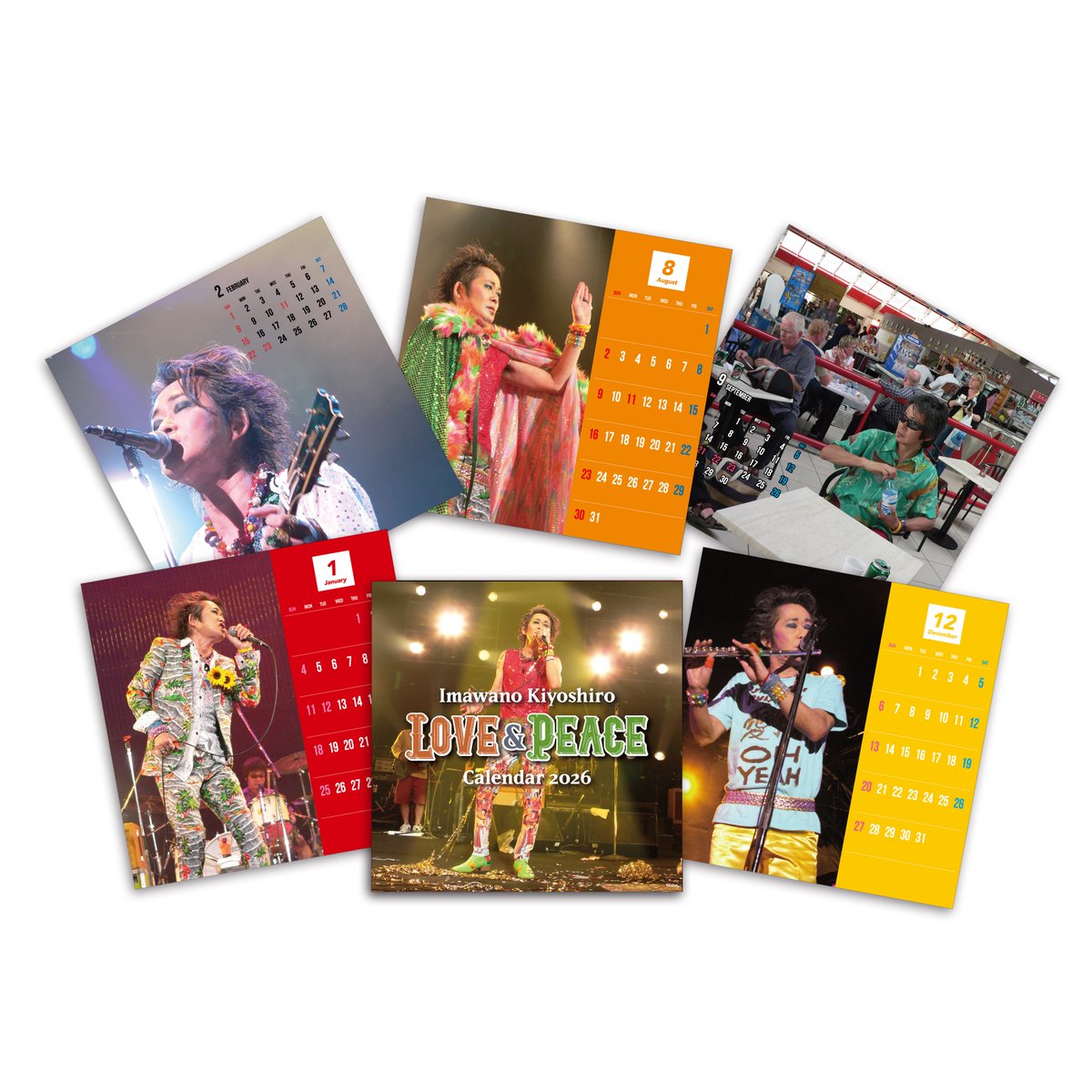 忌野清志郎LOVE&PEACEカレンダー2026発売！🗓️ 毎年恒例の忌野清志郎