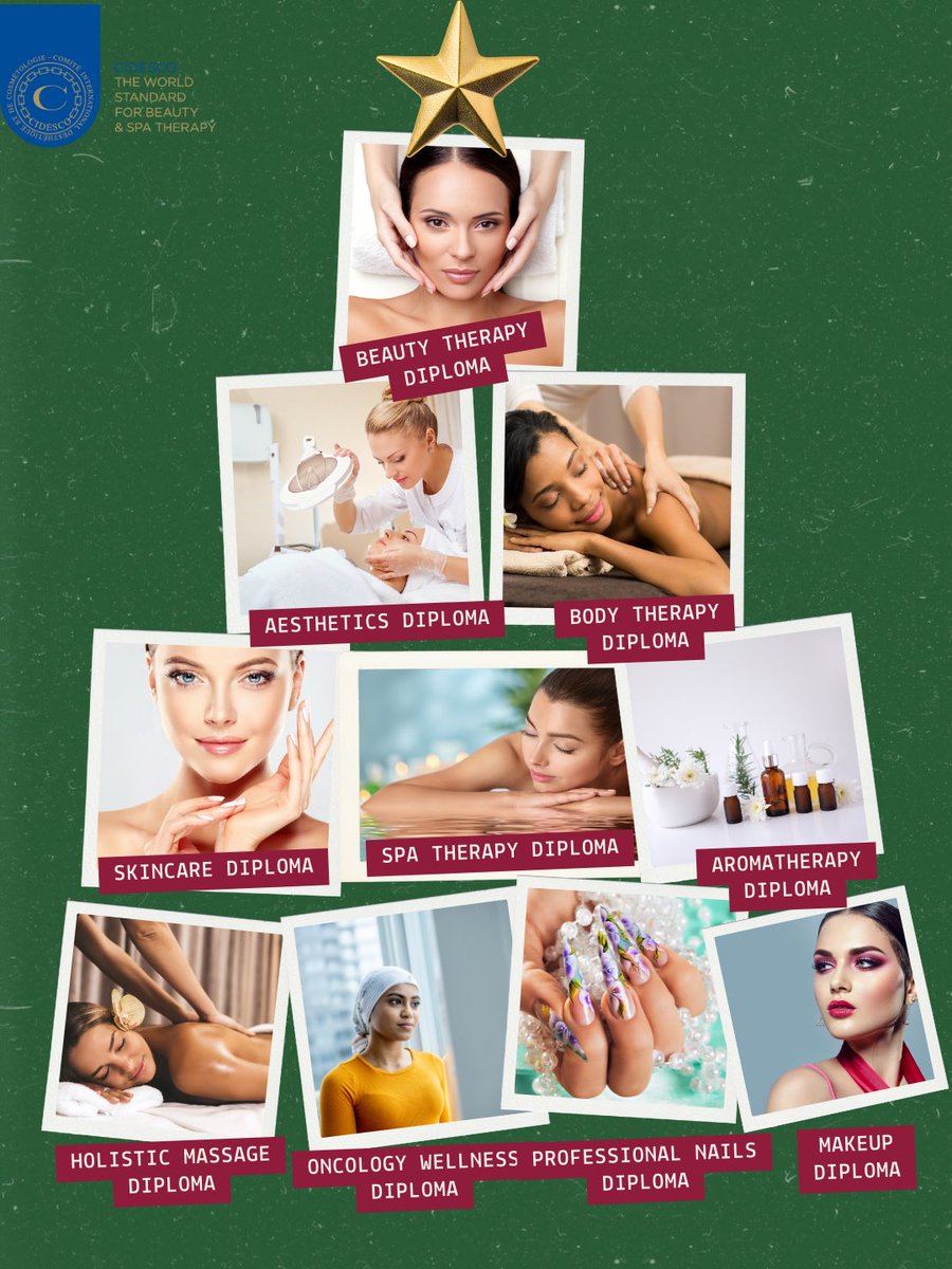 CIDESCO Diploma recognized globally, sets the standard for beauty therapy, wellness and spa. This global recognition ensures that you stand out in the competitive job market.
Start your festive season with the best in the world education.
#CIDESCO1 #education #makeup #spa #nails