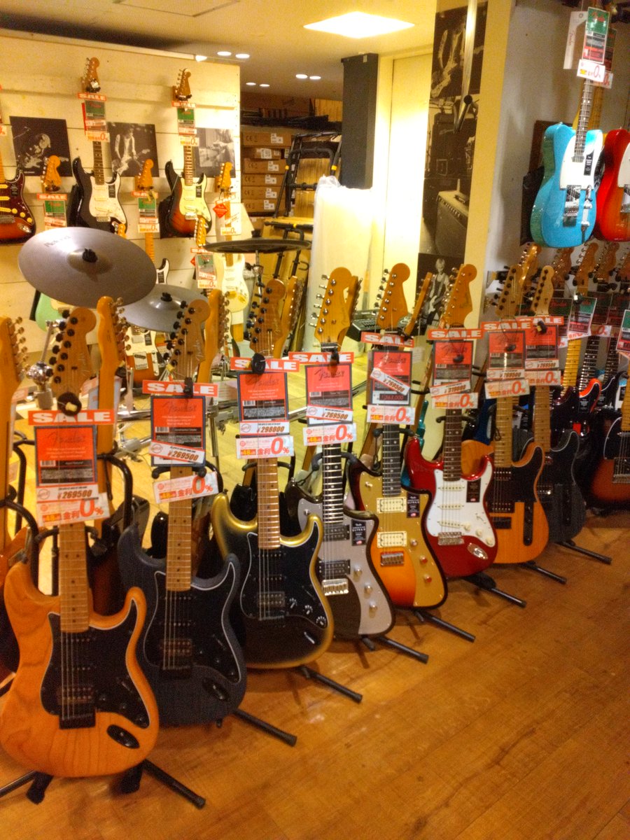 Fender USA製が続々値下げ中！