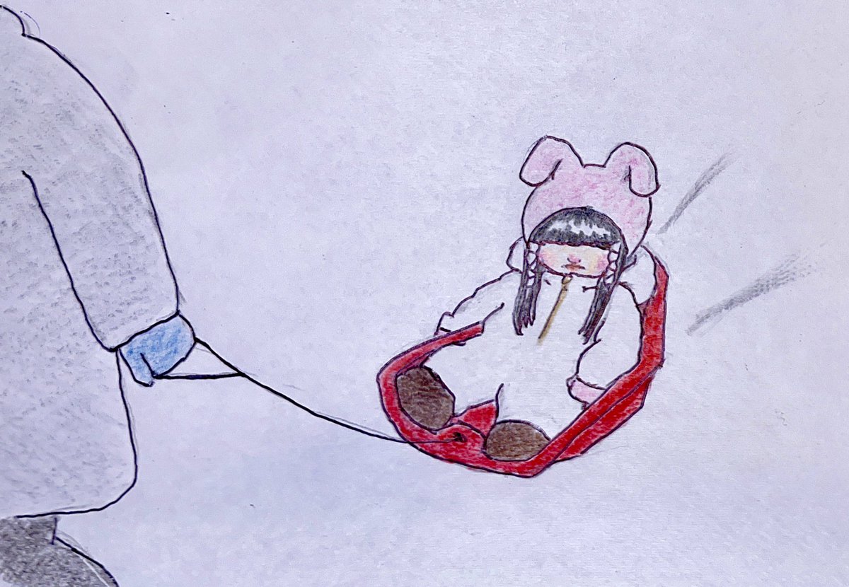 【一点物】ジグザグ 命 其儘姿写絵 今年描いた絵を晒す #真天地開闢集団ジグザグ #命様