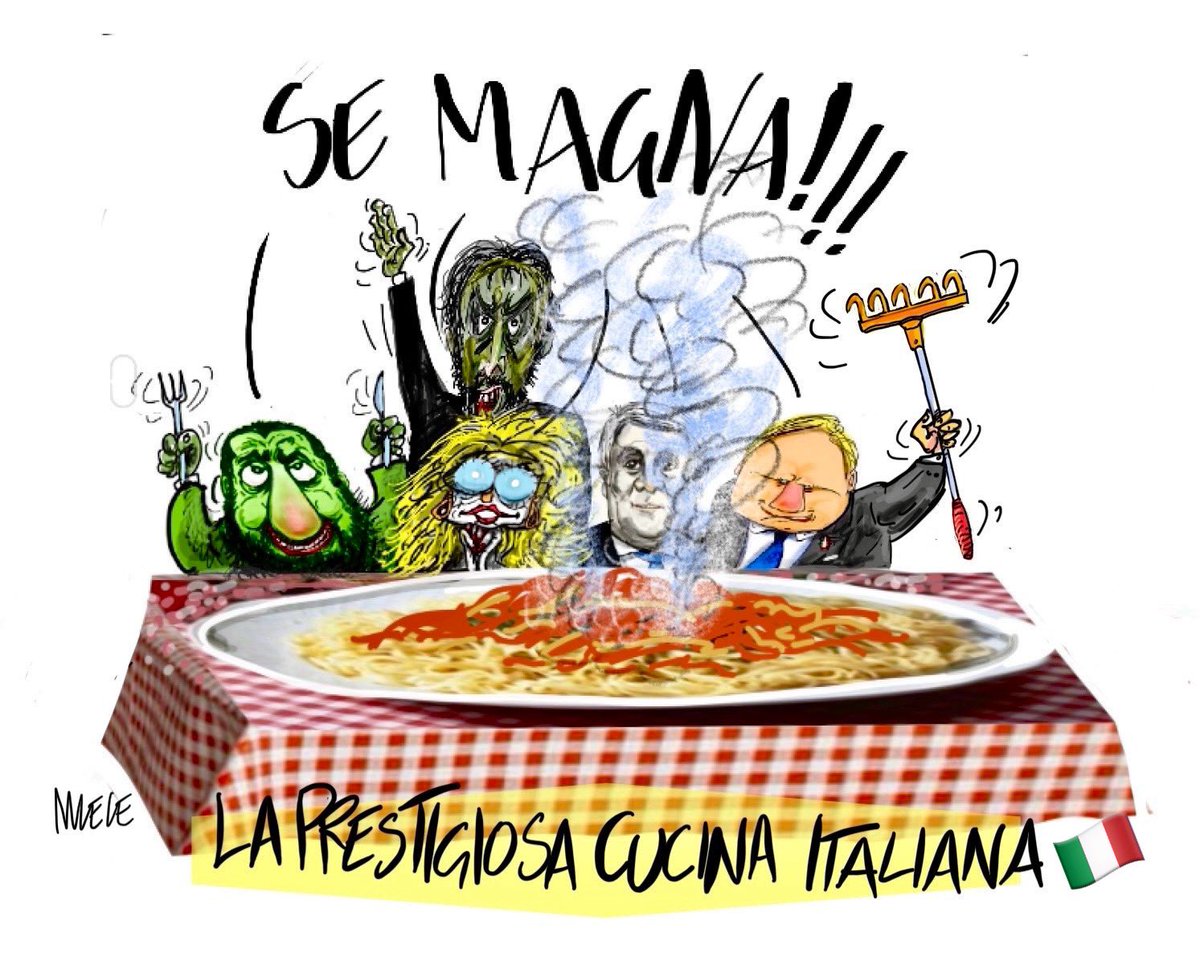 #buonappetito #cucinaitaliana #cucinaitalianapatrimonioumanità #semagna #GovernoMeloni #dietamediterranea #giovedìgnocchi #sabatotrippa #sisbafatuttolanno #Antifa