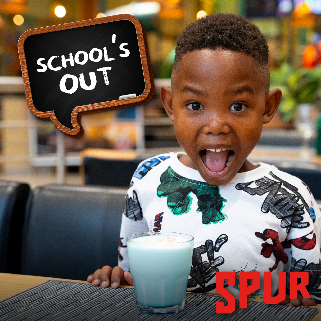 School holidays are here, and the good times are waiting! 📷
Bring the kids for great food, fun moments, and plenty of smiles at Spur. 📷📷
#SpurSA #SchoolHolidays #FamilyTime #KidsFun #TasteTheAdventure