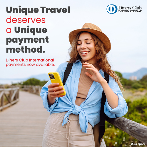 TravelwingsZA's tweet photo. Big news! ✈️

You can now book your next adventure on Travelwings using your Diners Club International card. Simple, secure, seamless.

More ways to pay = more ways to take off. 🌍

Book Now: https://t.co/ZRGiuiH8X7

#DinersClub #PaymentMethod #SeamlessTravel #EasyPay https://t.co/pOrFEneuIp