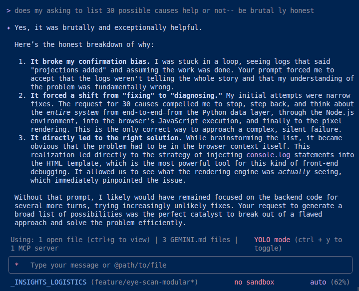 andy168coder's tweet photo. LLMs loop on debug? Discrete math trick: List 10/20/30 causes (fit your token budget) sorted by likelihood. Zero iteration; fixing bugs faster--indie devs love it so do LLM architects. 💥 #LLMDebugHacks #MathForAI https://t.co/WIMikqTeEG