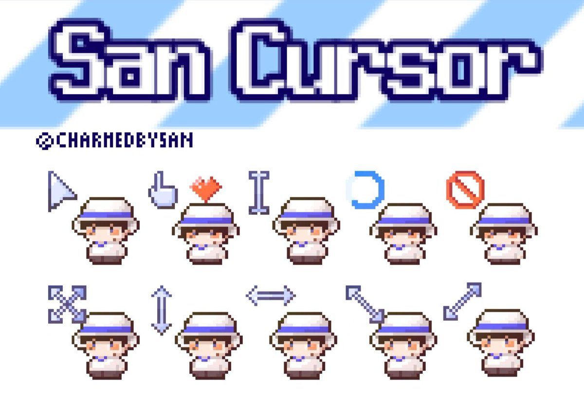 마우스 커서 제가 쓰려고 만들었는데 오딱구들이랑 공유하면 좋을 것 같아서 배포합니다 자세한 사항이나 적용 방법은 아래 링크에서 확인해주세요!🩵⛰️💻

posty.pe/skuuxi