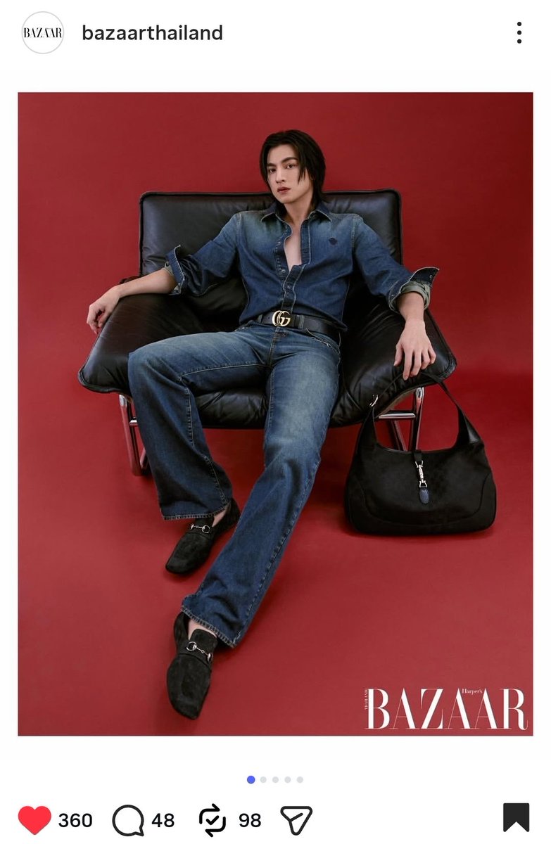 TrendforGulf's tweet image. IG Updated : bazaarthailand 

Please:
❤LIKE 
💬COMMENT 
🔀SHARE  
🔂REPOST 
⏬️POST SAVED 

#Gucci #Demna 
#GulfKanawut 
@gucci
#BAZAARMENThailand
GULF KANAWUT 
#GulfKanawut 
#กลัฟคณาวุฒิ