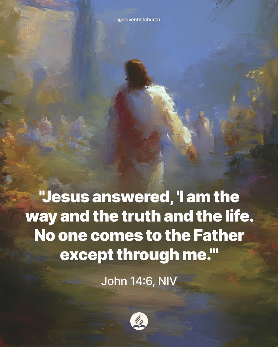 adventistchurch's tweet photo. Jesus is the only way. https://t.co/Focatqitu8