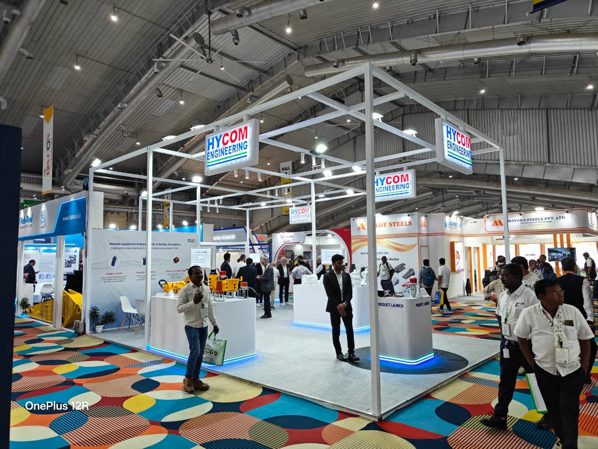 TeamWHTNXT's tweet photo. With precision design and flawless execution, Team WHTNXT Trade Fair Solutions delivered 11 custom-built exhibition booths at EXCON 2025, South Asia’s largest construction equipment &amp; technology exhibition at BIEC, Bengaluru. #excon2025 #teamwhtnxt #whtnxt #exhibitionstalldesign https://t.co/GTjjA8ZgXq