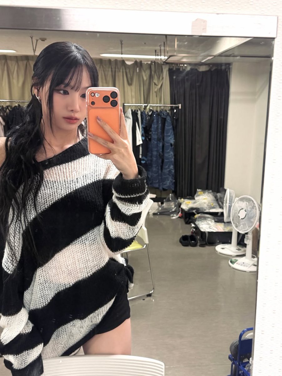 Obsessed with this oversized sheer knit sweater, those wide black and white stripes, the loose crochet texture that's equal parts edgy and soft, and the way it drapes effortlessly over everything.