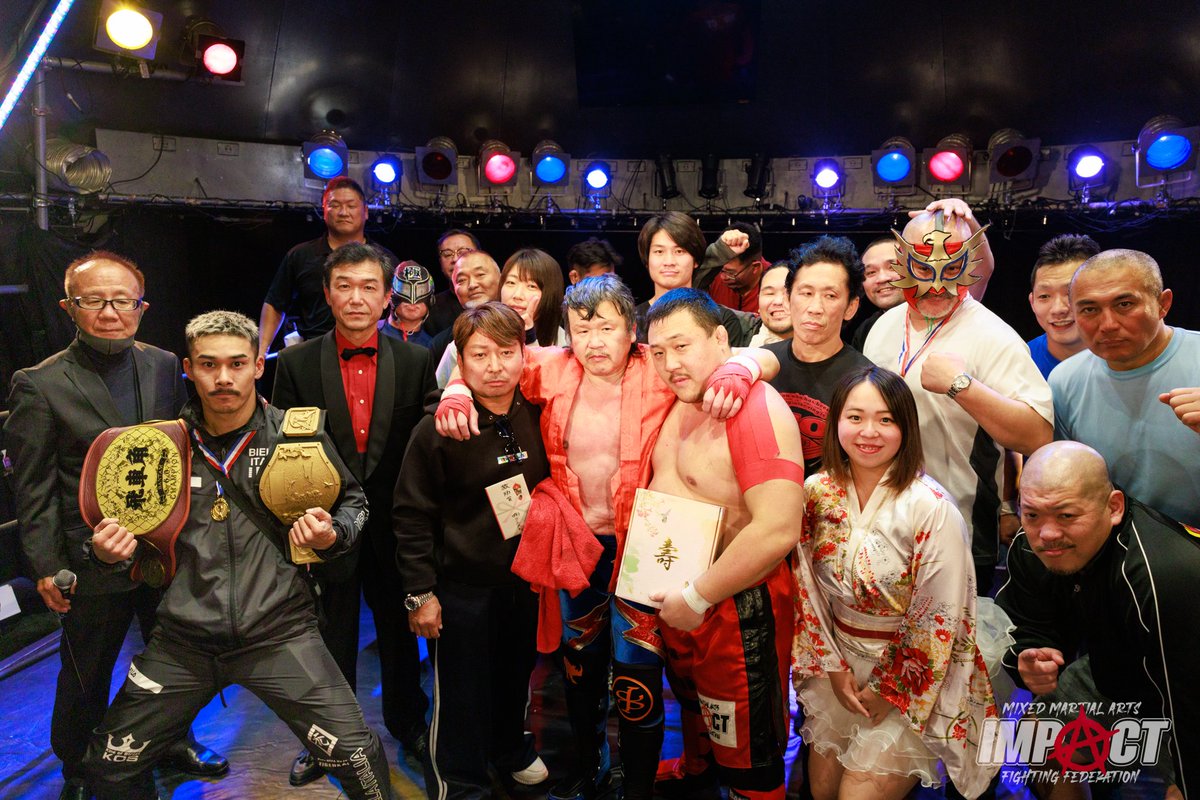 raitoteammotion's tweet photo. 昨日は
#IMPACT さん
中野巽耀還暦メモリアル大会
中野さんの背中は痺れました
大作さんとタッグで
ジョータさん 伊藤さんと
対戦 ジョータさんの
ハイキックで危なかったが
スピアで逆転勝利
次は必ずじっくりと
倍返しします
田馬場さん 中野さん
ありがとうございます
#TeamMotion https://t.co/3oPxdnJhA2
