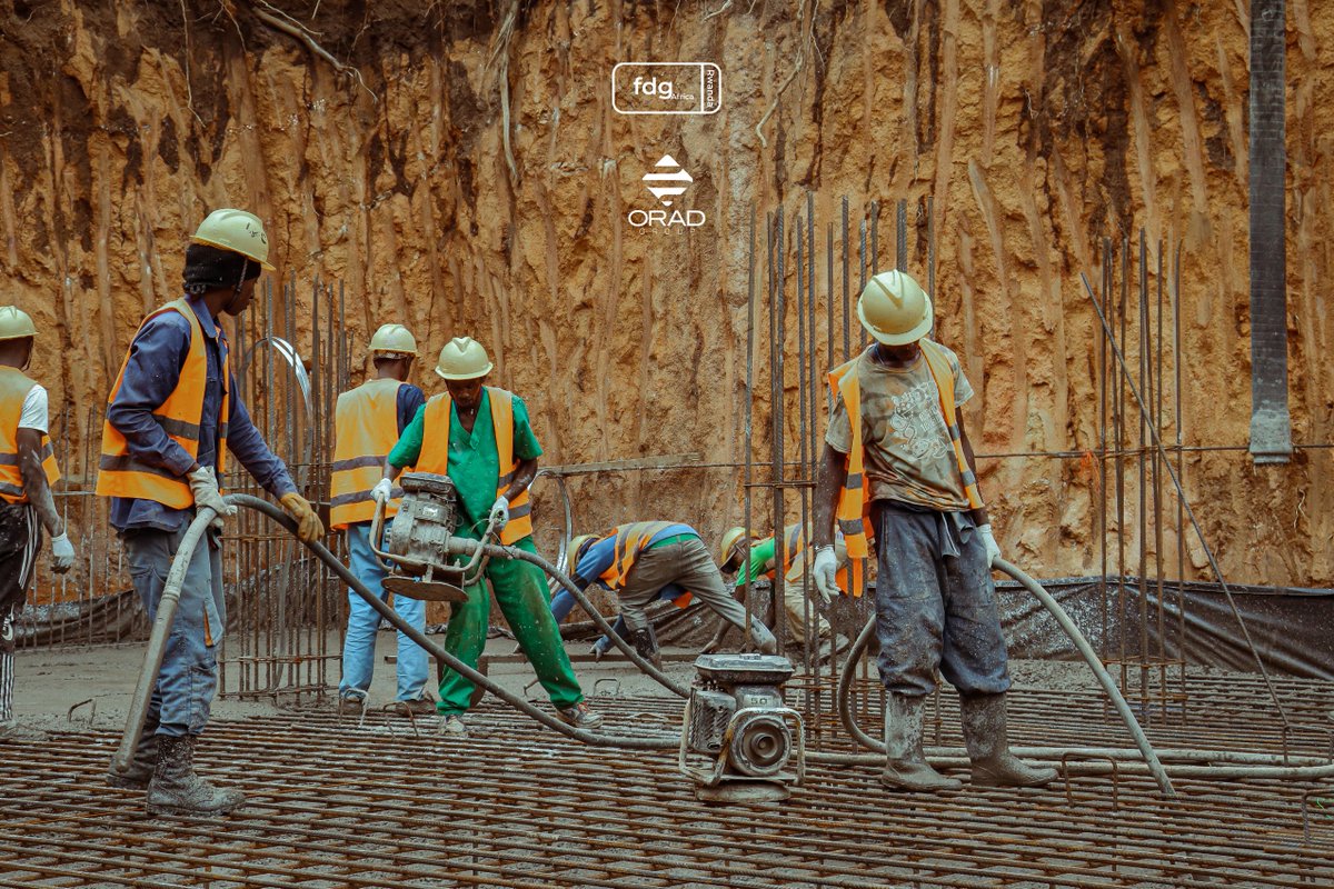 fdg_africa's tweet photo. At the "PRISM" construction site we have completed mat foundation concrete casting stage.

A solid foundation supports flexible layouts, higher load capacities, and long-term adaptability, all critical for retail, restaurants, and high-traffic commercial use.

Stay tuned! https://t.co/m39bwfLBSP