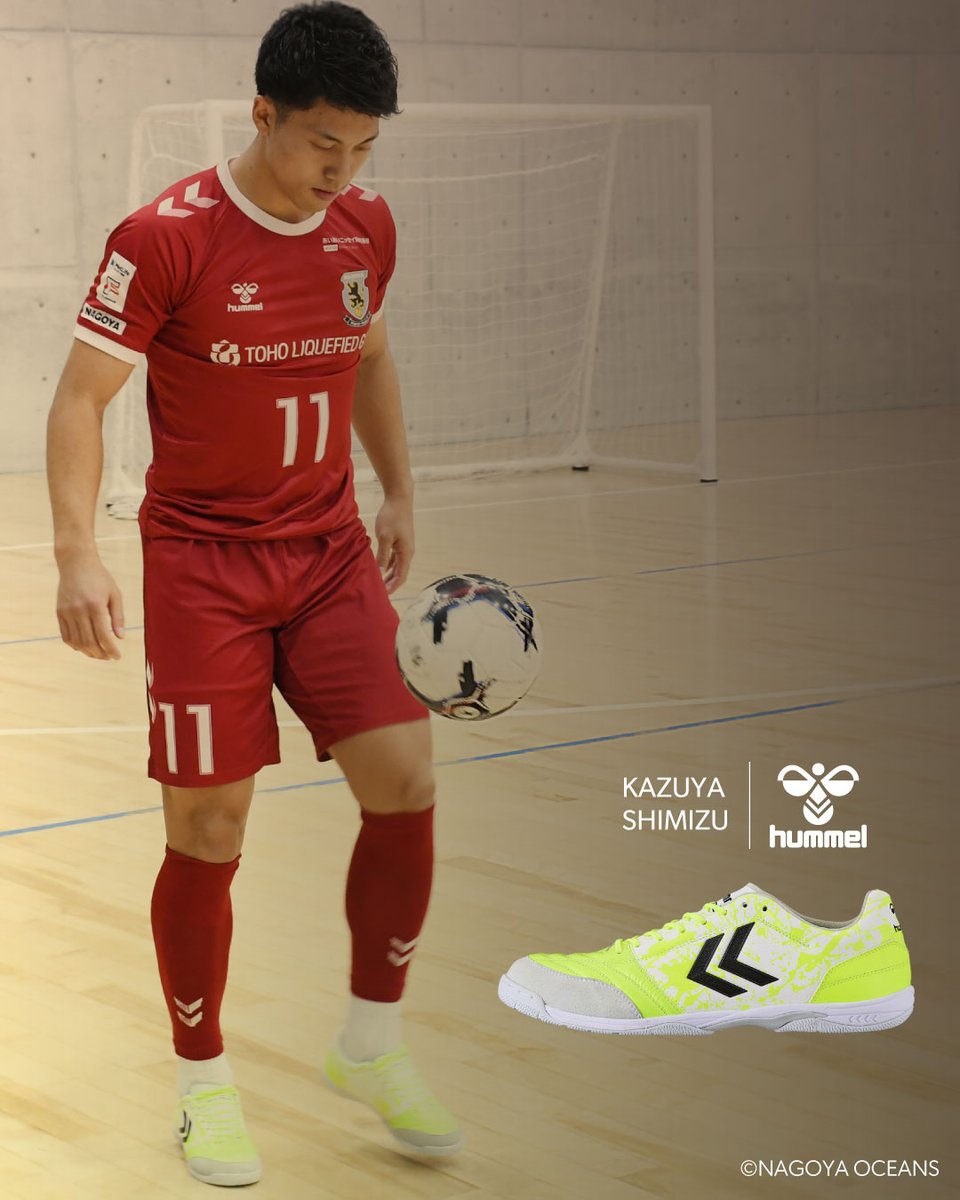 hummel 名古屋オーシャンズ ヒュンメル hummel アピカーレ 5 ELITE PG 2026年モデル公開！ 名古屋オーシャンズ