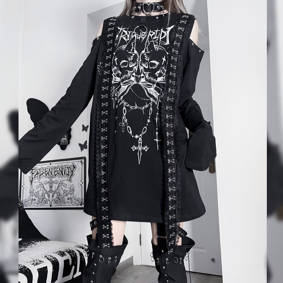 Maidens_Reve's tweet photo. 💕Maiden's Rêve
    プレゼントキャンペーン°˖✧

🎁地雷系サブカルオープンショルダーTシャツワンピース🎁
https://t.co/fs8xbac2dv

🎀参加条件🎀
→@Maidens_Reveをフォロー
→このツイートをRT

🎀締め切り🎀
　1月15日

❣ご希望のカラーをコメント/引用RTで当選確率アップ❣ https://t.co/X0hotTKZ8S