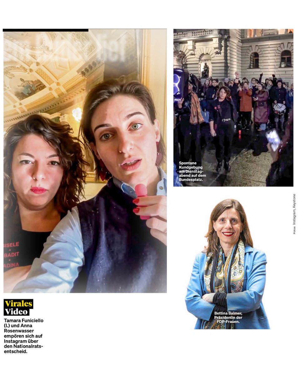 🎙️ Im SonntagsBlick spricht FDP-Nationalrätin und Präsidentin der #FDP Frauen Schweiz, <a href="/bettina_balmer/">Bettina Balmer</a>, über die hochemotionale Debatte zur Finanzierung der Bekämpfung von #Gewalt an #Frauen in der vergangenen Woche.

👉 Jetzt lesen: bit.ly/456g7mU