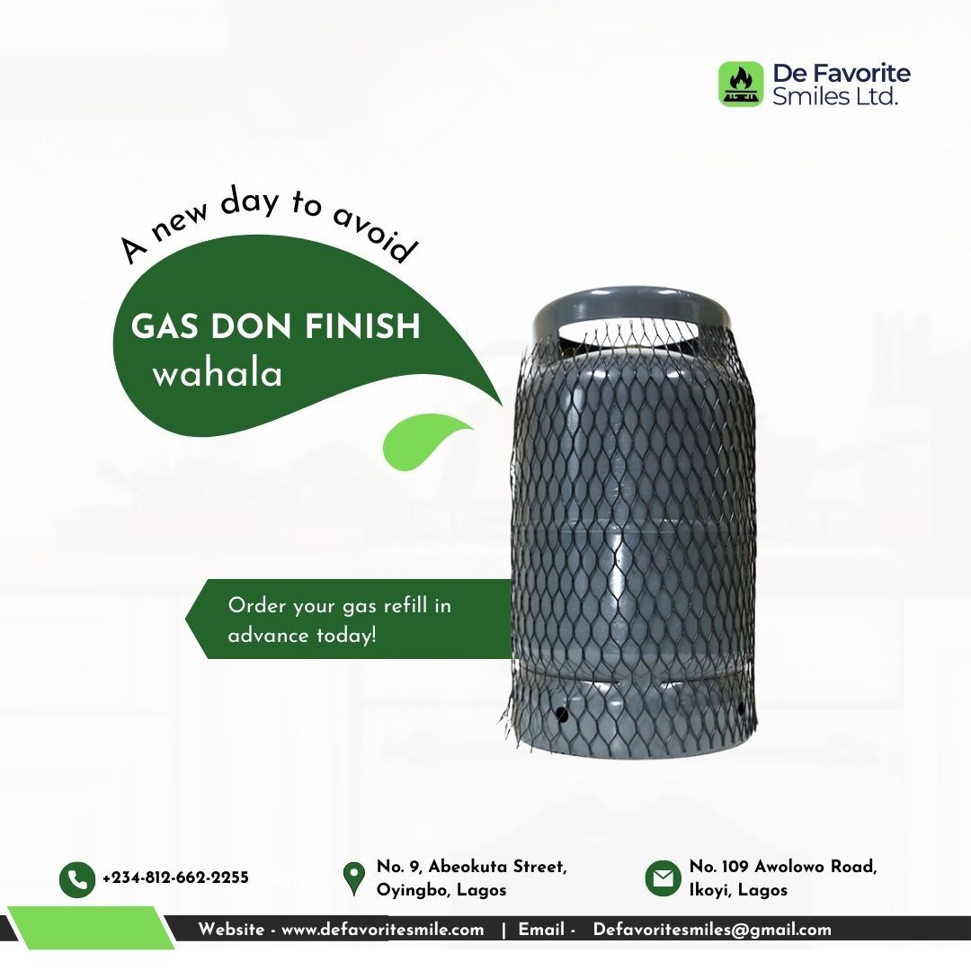 De_Favorite_S's tweet photo. No more “Gas don finish” wahala!
Plan ahead and enjoy stress-free cooking every day

👉 Click the link in bio or DM us now!

#CookingGas  #LagosLiving #DeFavoriteSmiles  #GasDonFinish #CookingGas #LPGRefill #GasRefill #GasDeliveryLagos #FastDelivery #LagosLiving #ReliableGas https://t.co/Wzgb97Gd7w